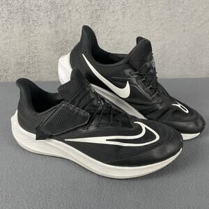 Nike Zoom Pegasus FlyEase Shoes Mens Size 10.5 Black White Running DJ7381-001
